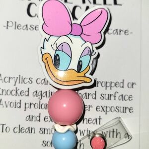 Hand Crafted Disney Daisy Badge Reel